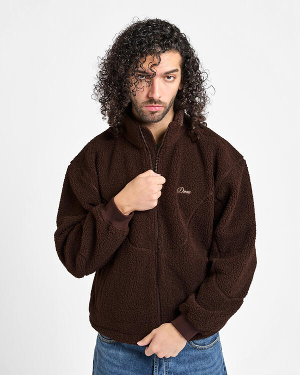Dime Polar Fleece Sherpa Zip | DIMEHO254BRW | AFEW STORE
